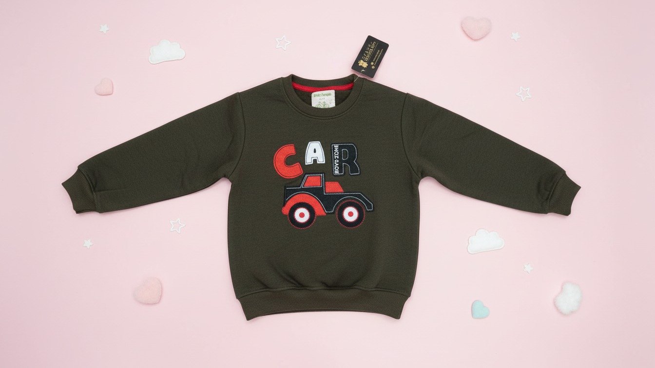 Boys Sweat T-Shirt – Comfortable Casual Wear for Kids (2–6 Years)