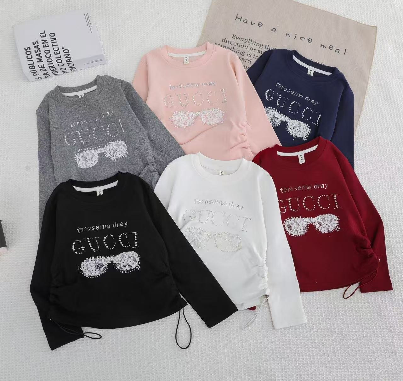 Lightweight Short-Style T-Shirts for Girls (Ages 4–10 Years)