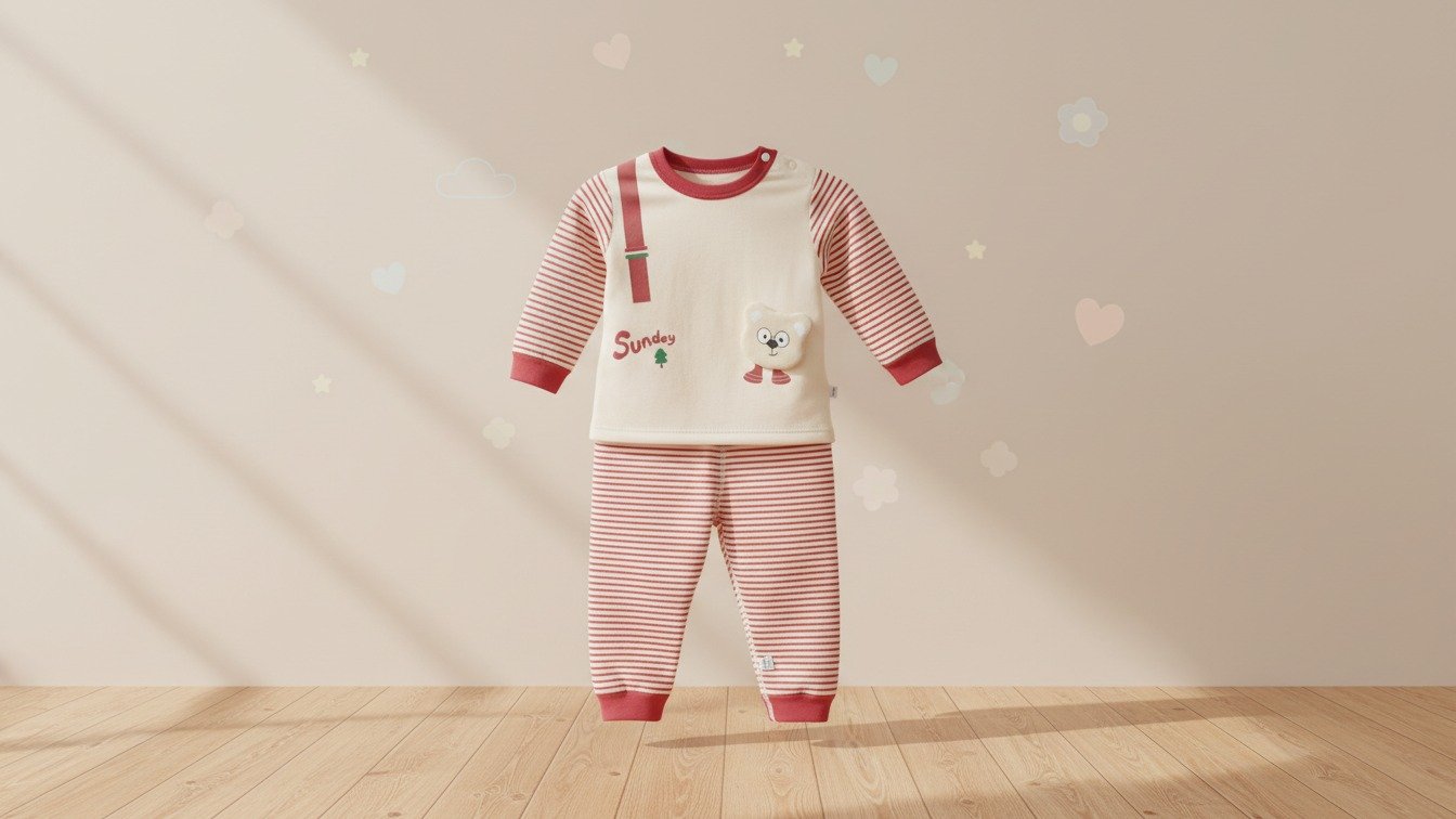 Kids Fine Fleece Trouser Shirt Set (Ages 2–3 Years)