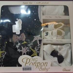 Newborn Girls 5-Piece Starter Set – Chiffon Turkish Set