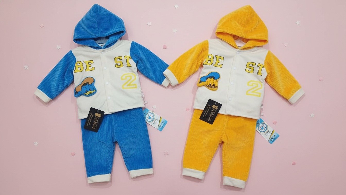 Corduroy Trouser Shirt Set for Boys – Baby Outfit (6–9 Months)