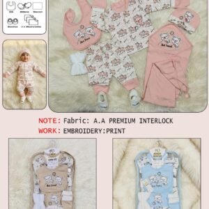 Newborn 10 Piece Starter Set – Fine Interlock Baby Clothing Set