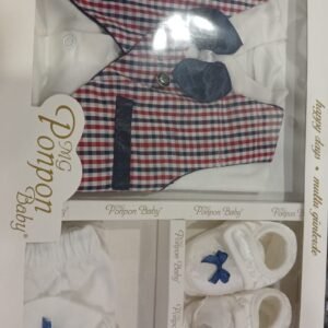 Newborn Baby Party Wear 7 PCS Turkish Gift Box Set